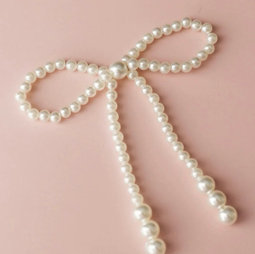 Pearl Bows (2 Pc)