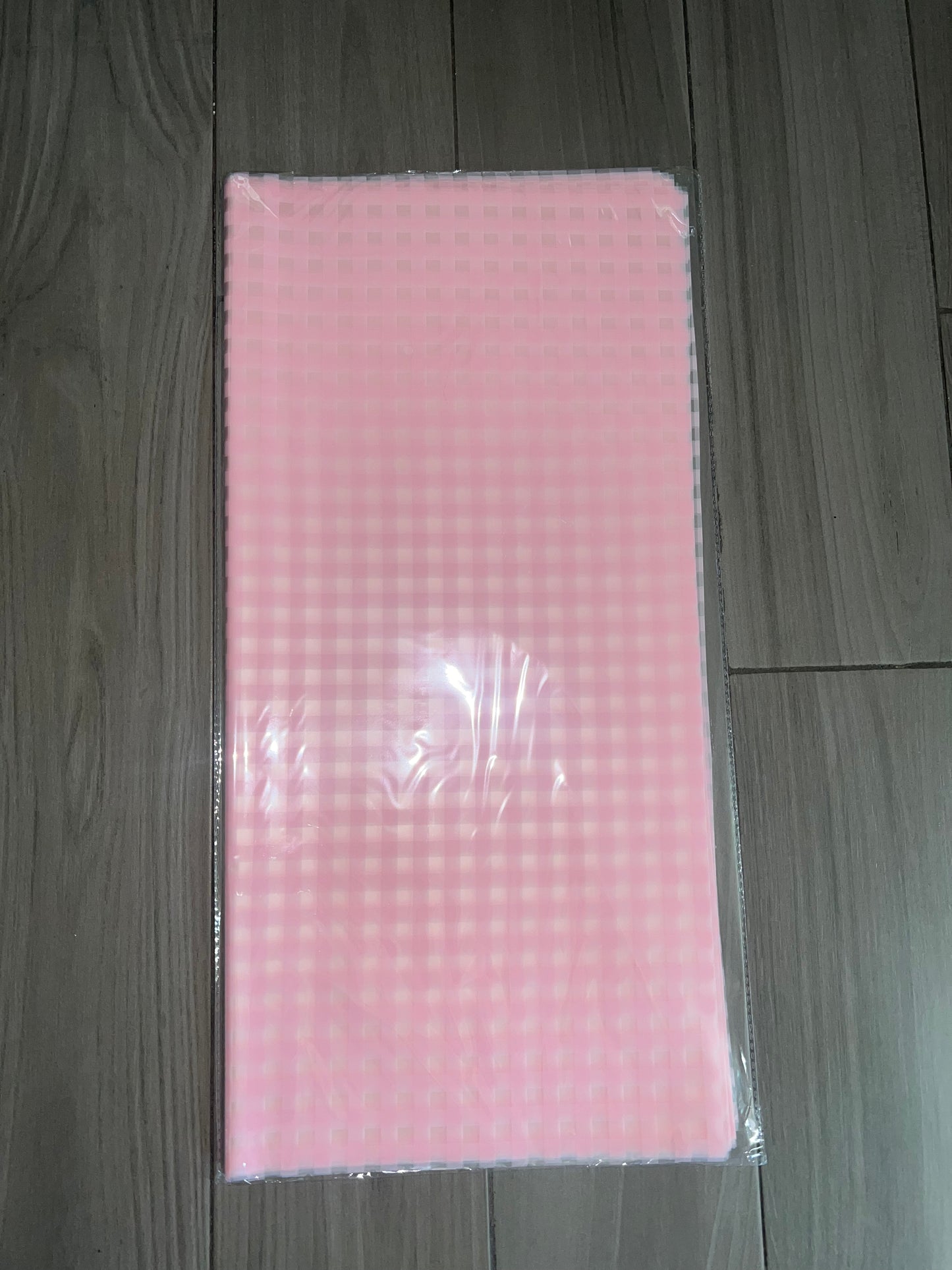 Plaid Frosted Paper