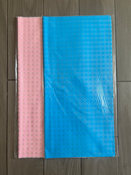 Plaid Frosted Paper
